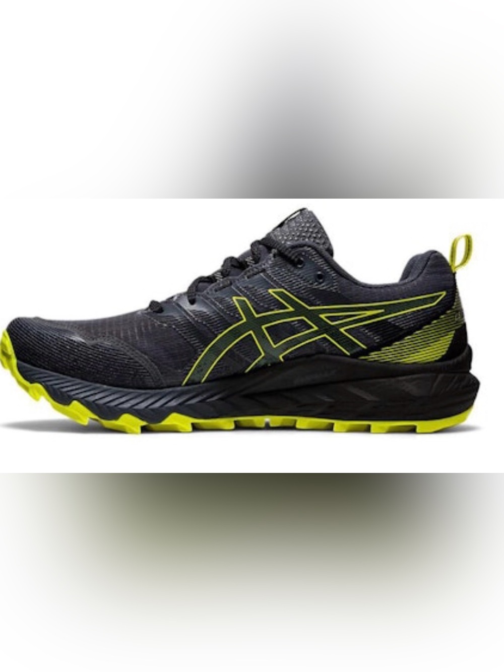 Asics Men’s GEL Trabuco 9 Gray & Yellow Trail Running Shoes
